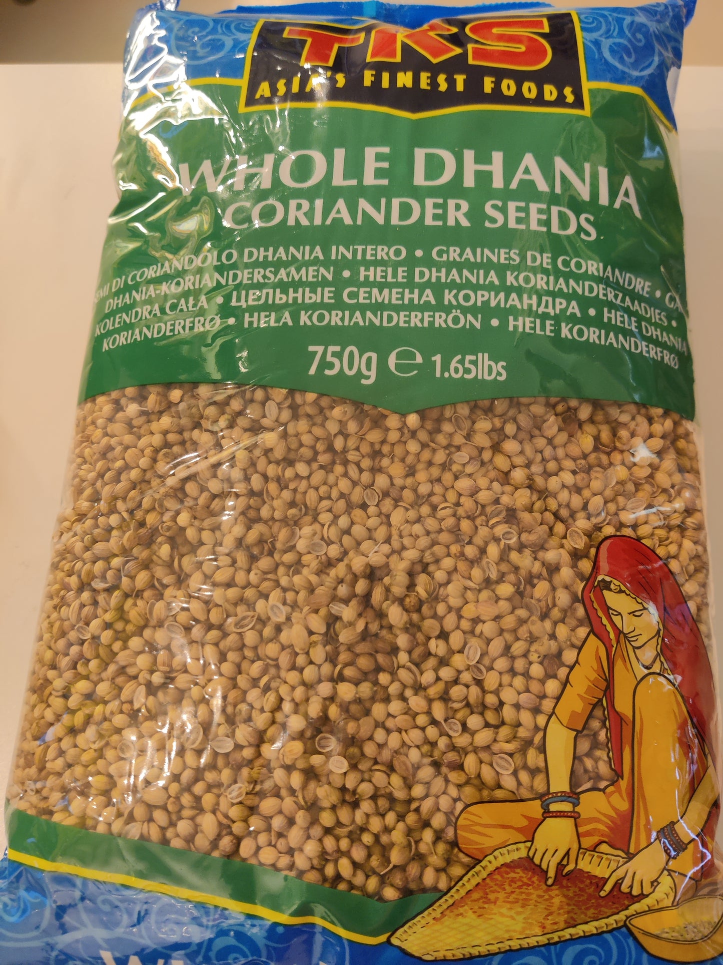 Whole Dhania Coriander seeds(750G)