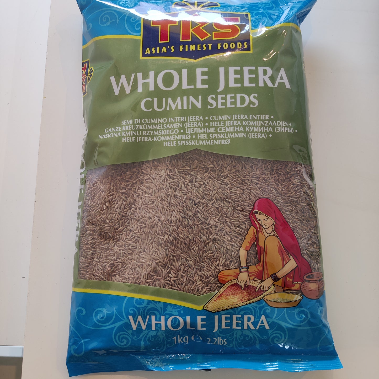 TRS Cumin Seeds Jeera 1kg