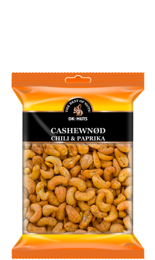 CASHEWNØD (CHILI & PAPRIKA) 250 gms
