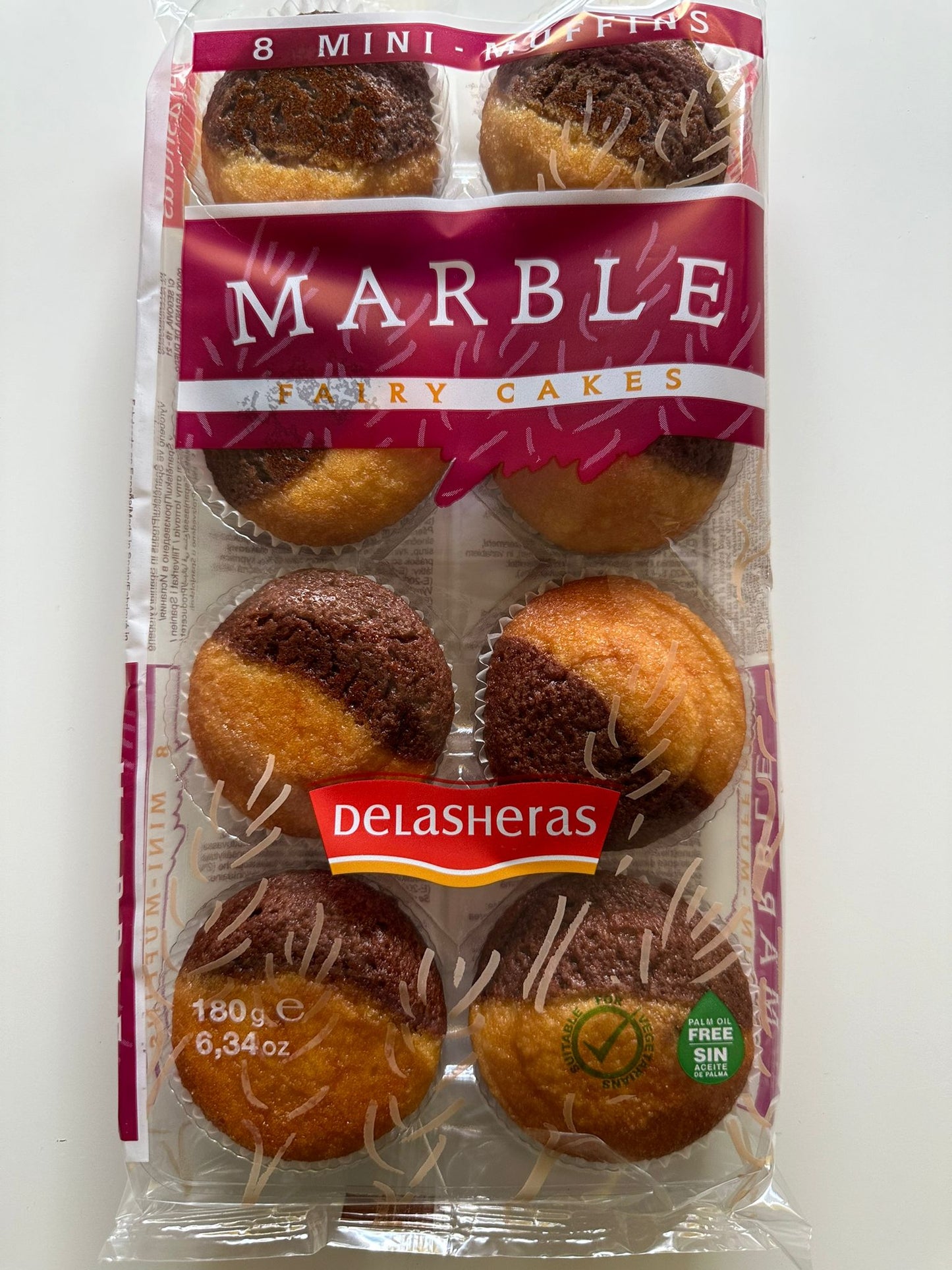 Delasheras Marble Fairy Cake Mini-Muffins