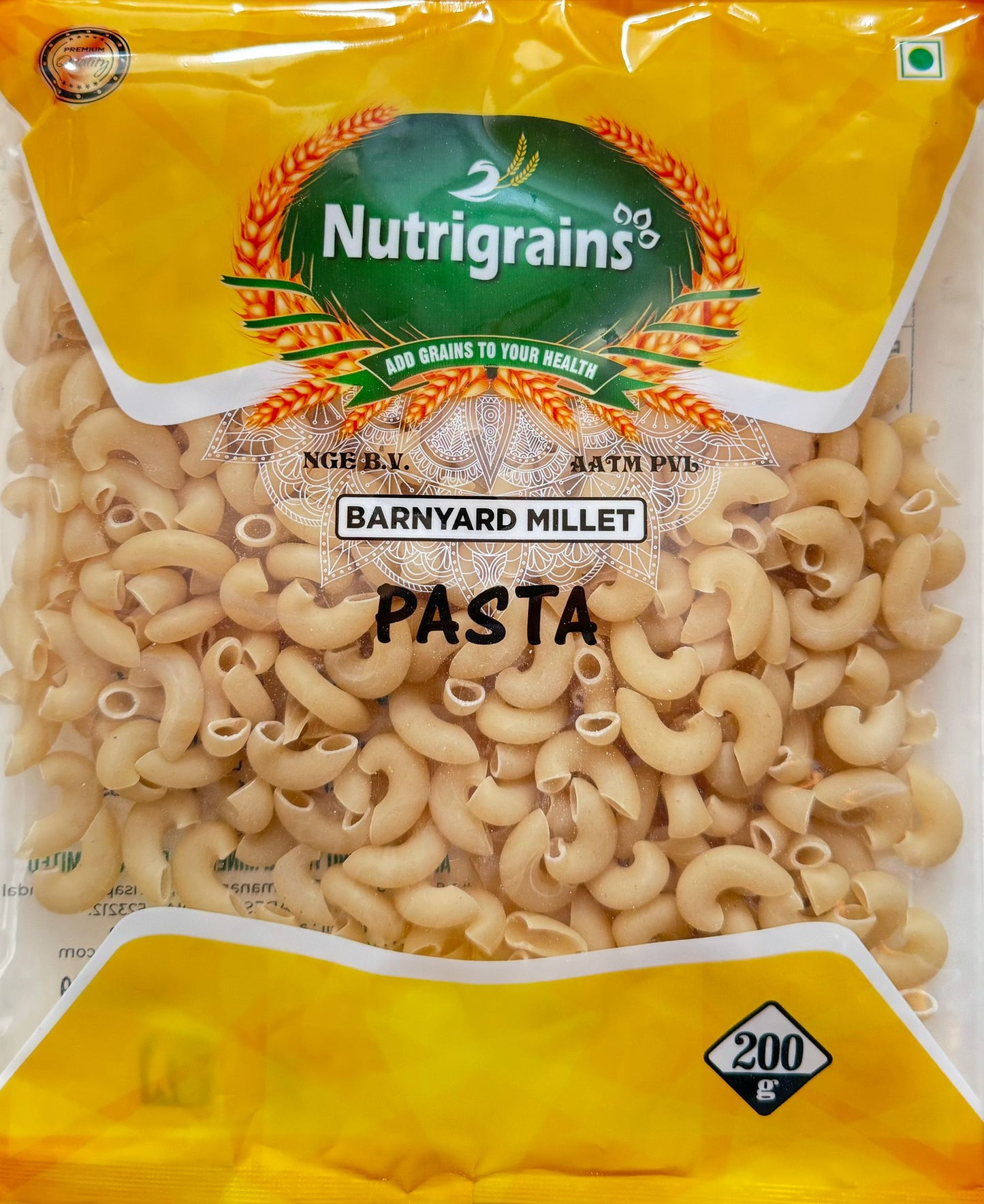 NUTRIGRAINS BARNYARD MILLET PASTA INCLUDING MASALA  200 gm