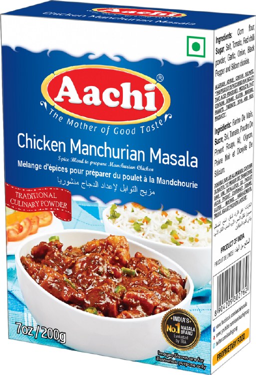 AACHI CHICKEN MANCHURIAN MASALA - ACH 160/200G.