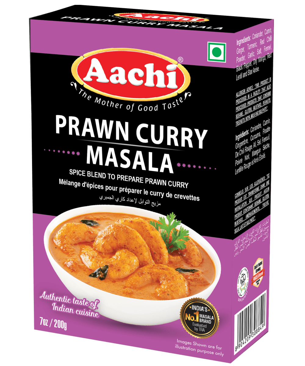 AACHI PRAWN CURRY MASALA - ACH 160/200G.