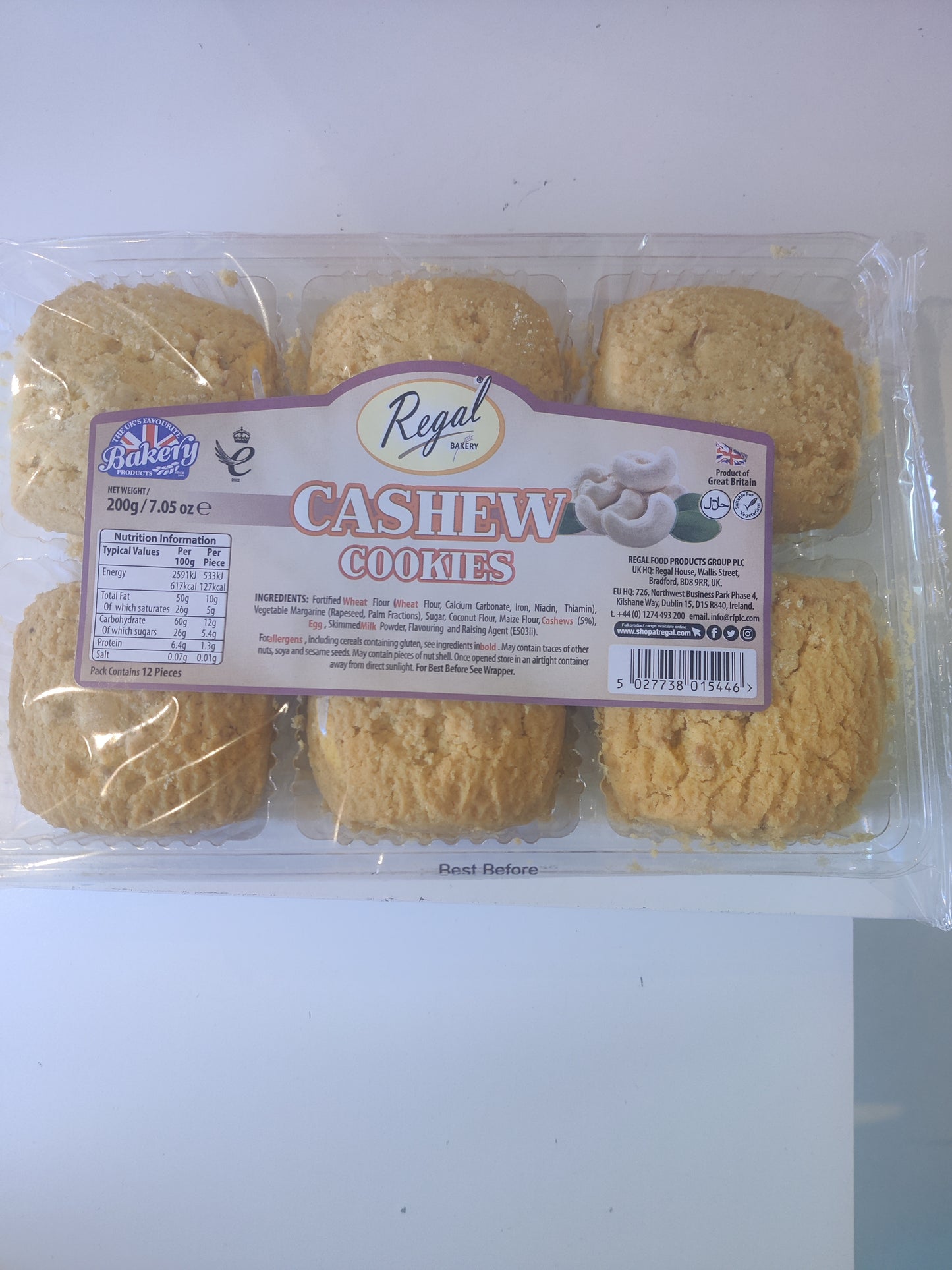 Regal Cashew Cookies