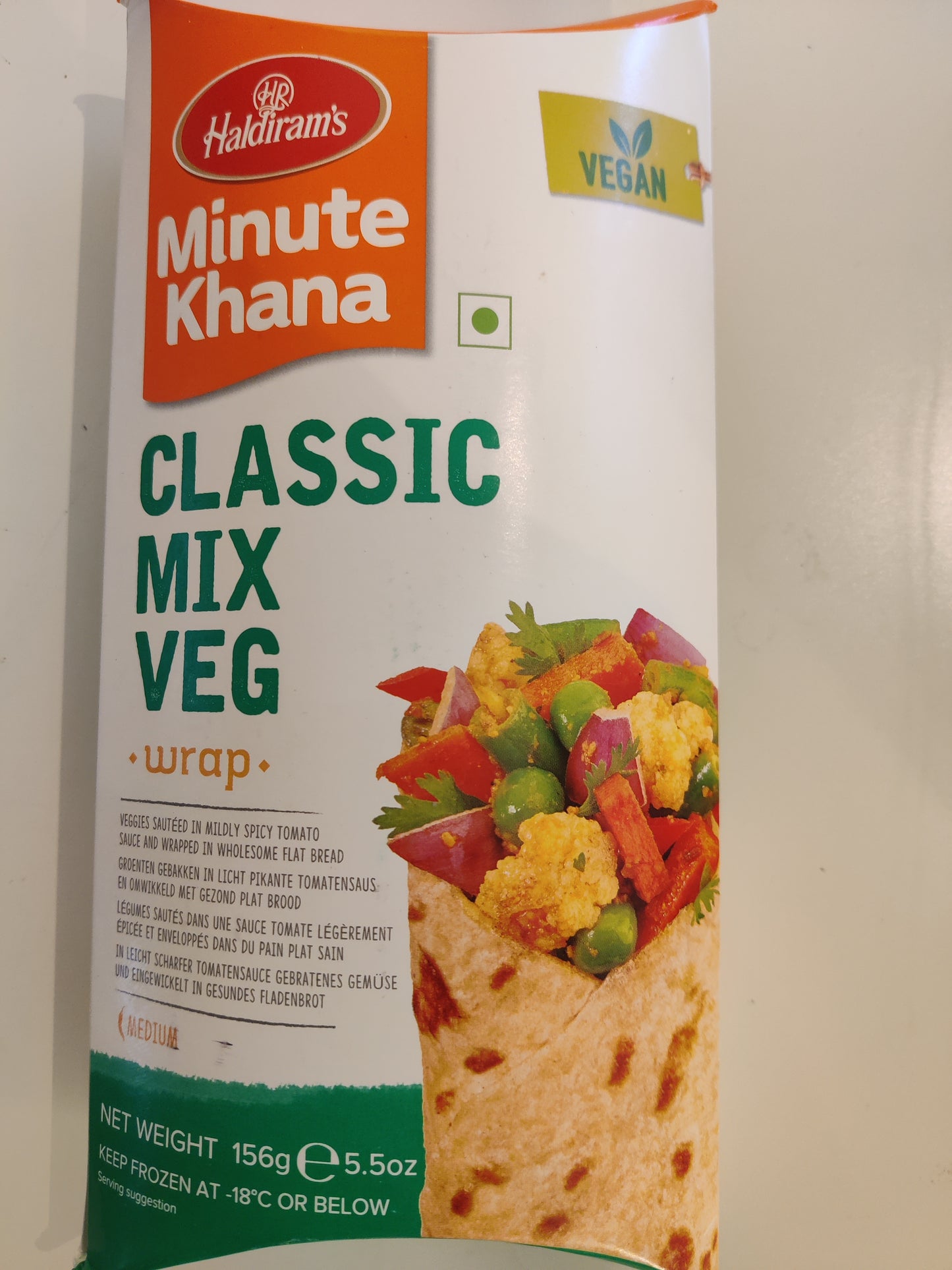 Haldiram Classic Mix Veg Wrap(Ready to eat)