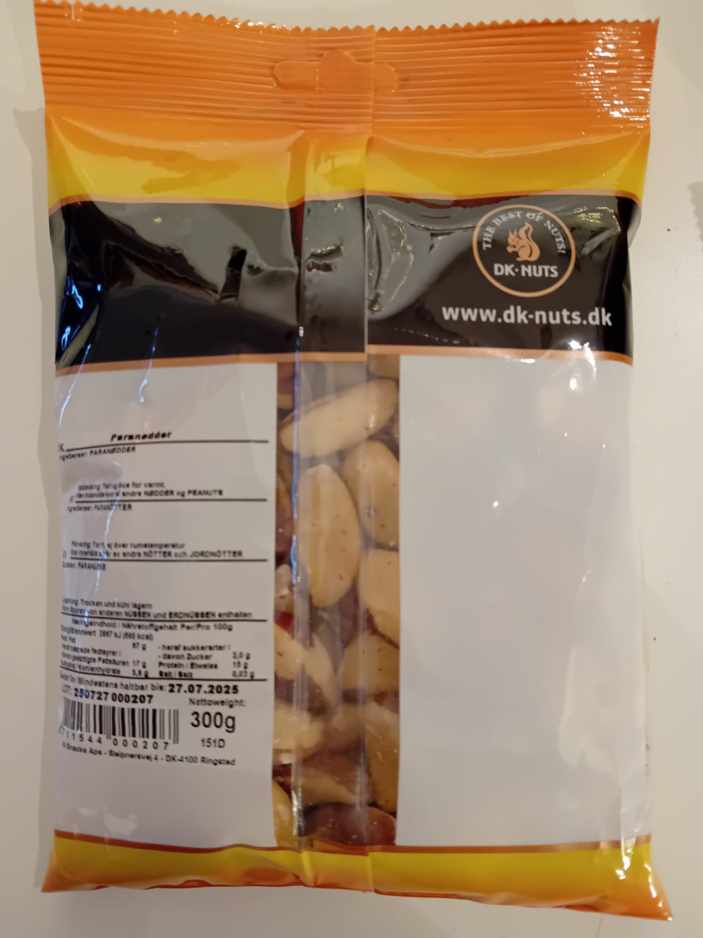 PARANØD , Brazil Nut(NATUREL) 300gms