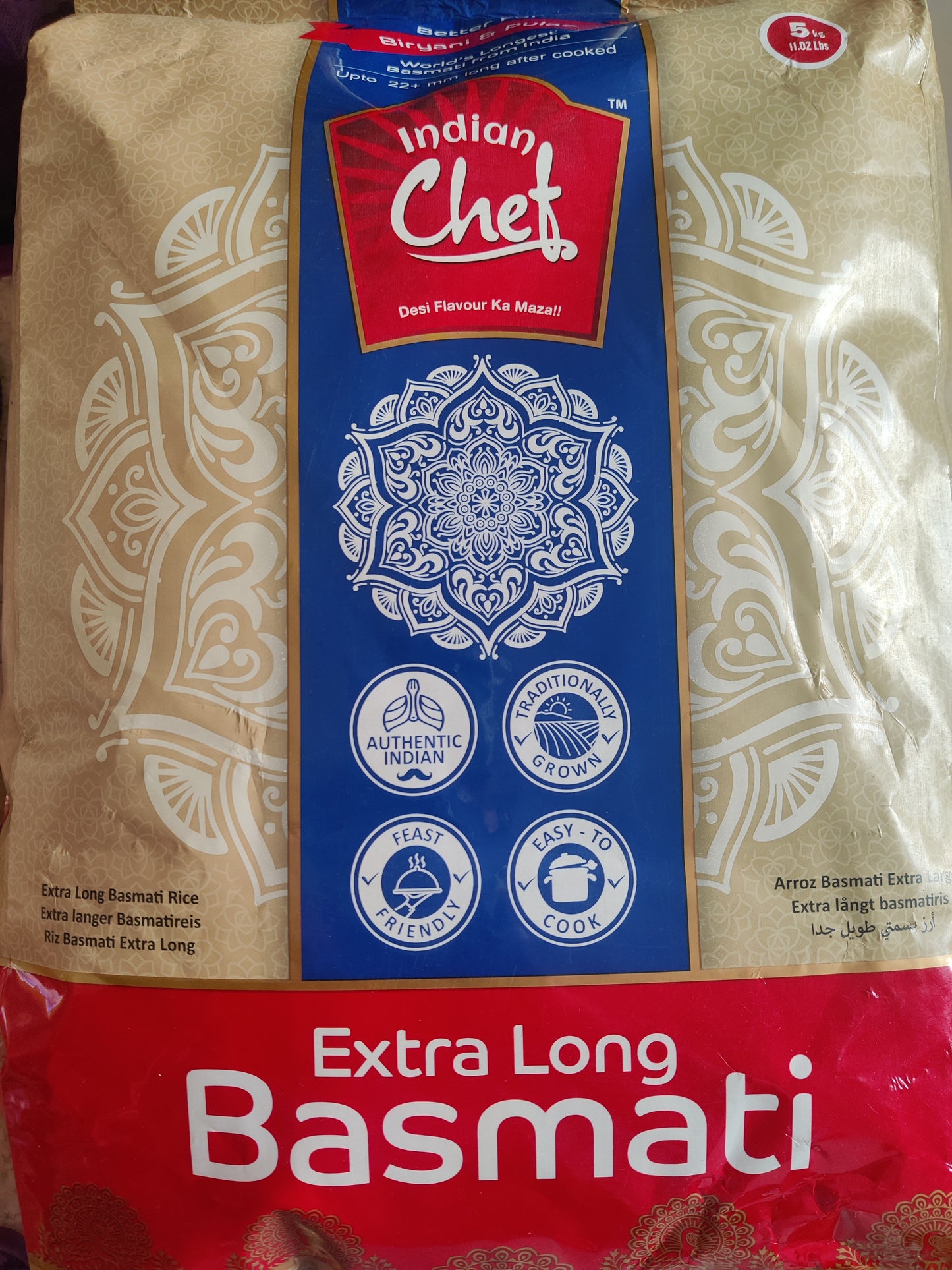 Indian Chef Extra Long Basmati Rice