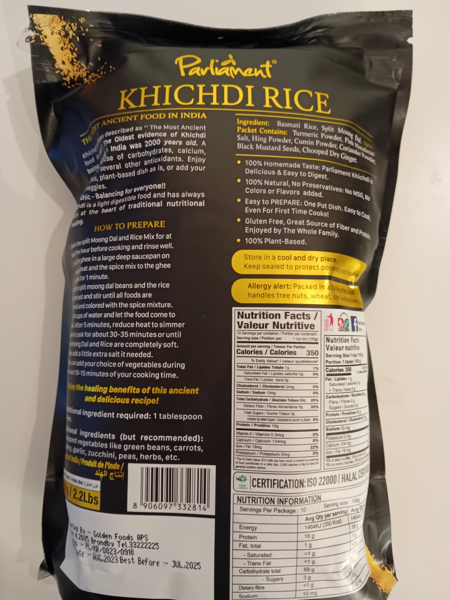 Parliament Kichdi rice Mix 1kg