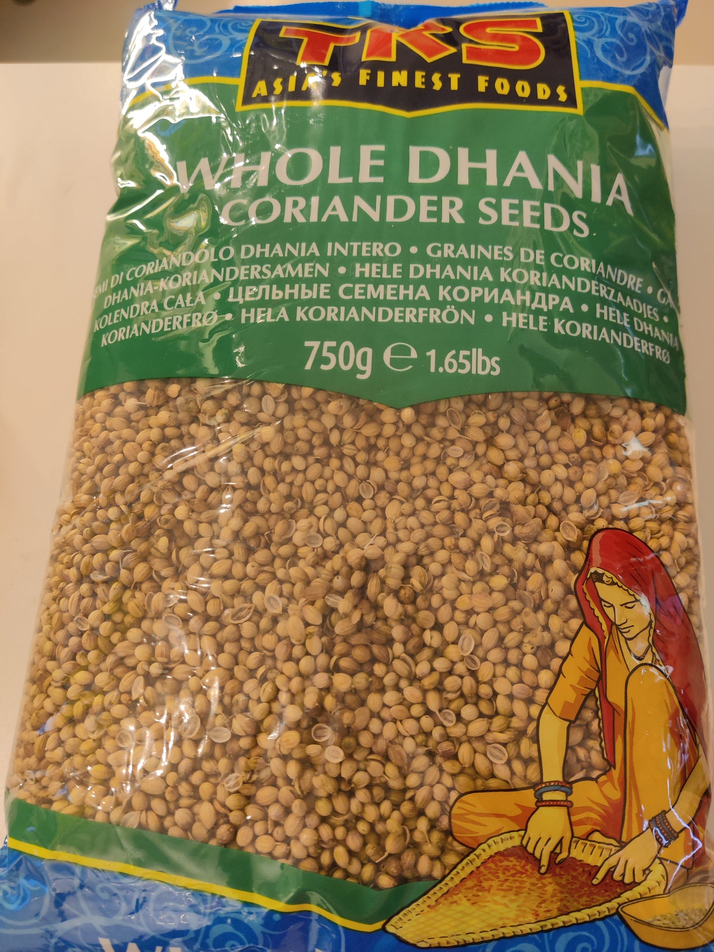 Whole Dhania Coriander seeds