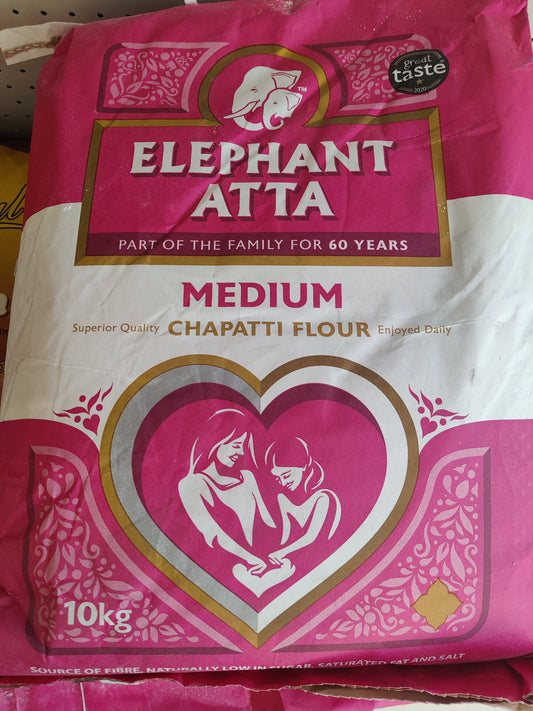 Atta Medium Wheat Flour 5kg,10kg