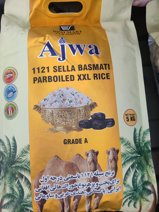 Ajwa sella Basmati rice