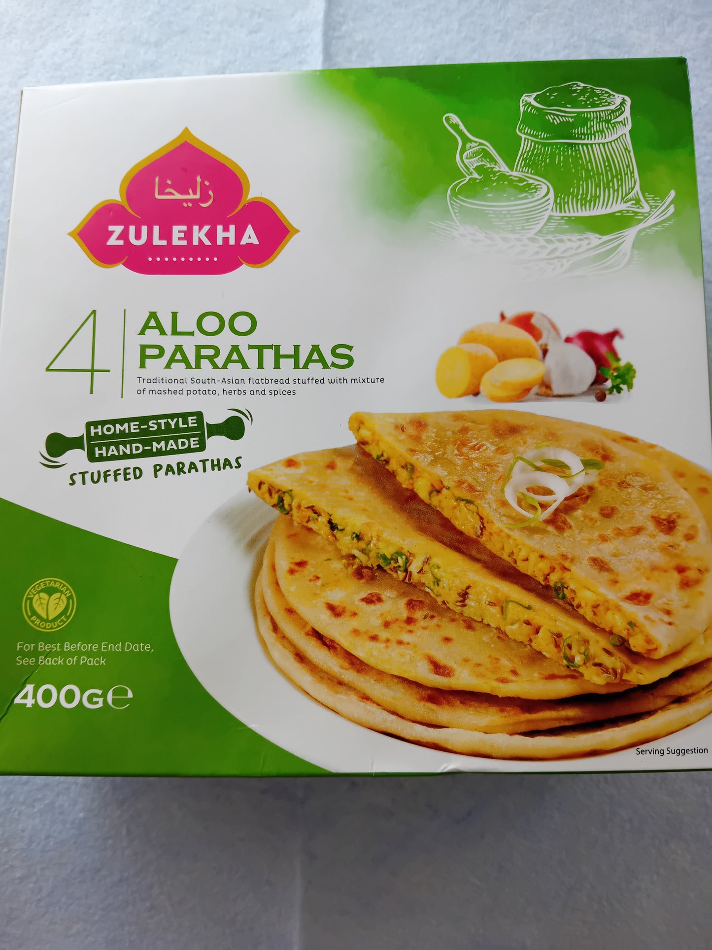 Zulekha aloo paratha