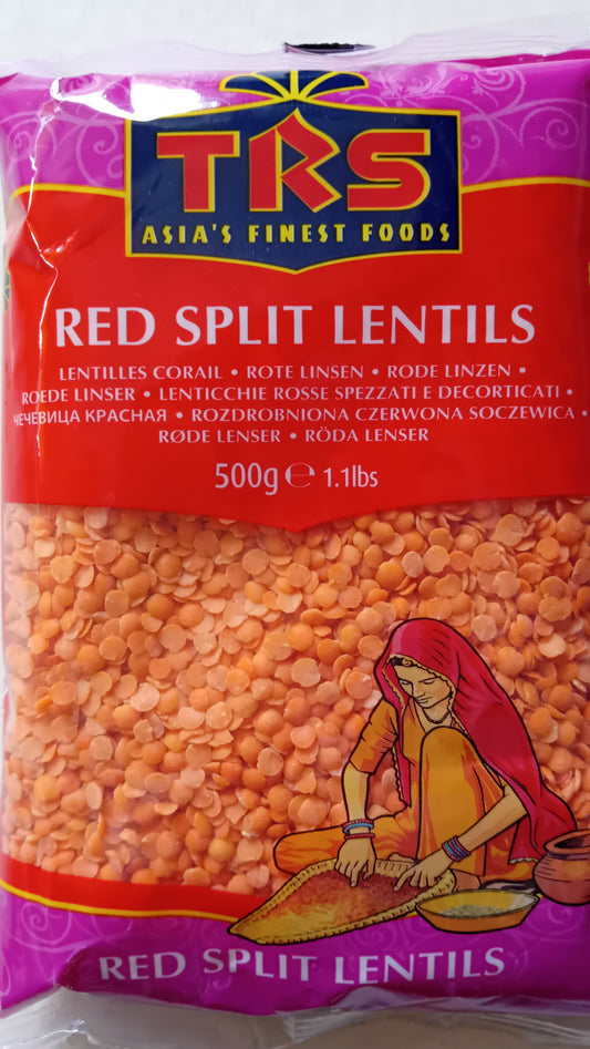 Red split lentils 500g