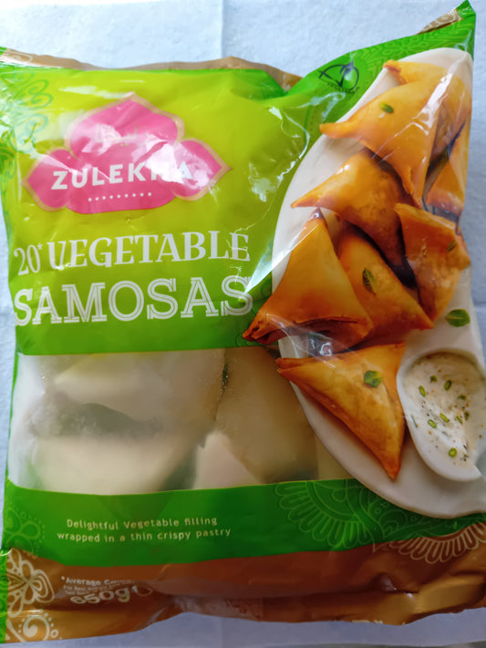 Zulekha Samosa Vegetable 20's 650g